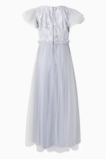 Embellished Layered Dress