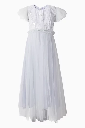 Embellished Layered Dress