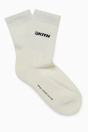 x Taylormade Mid-length Crew Socks in Cotton