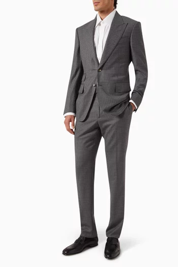 قميص بقصة ضيقة قطن بوبلين