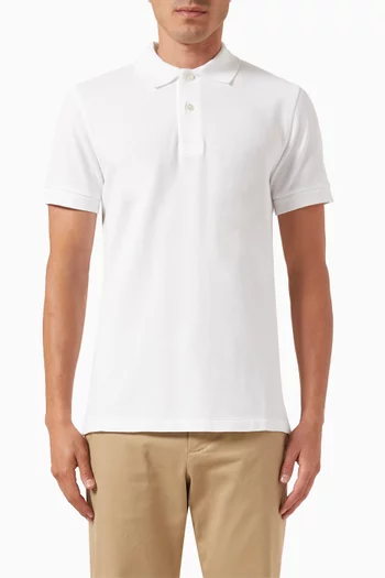 Tennis Polo Shirt in Cotton Piqué