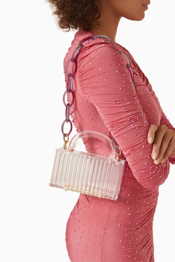 Philo Clear Top-handle Bag in Acrylic