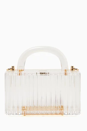 Philo Clear Top-handle Bag in Acrylic
