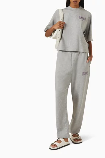 College Crop T-shirt in Cotton