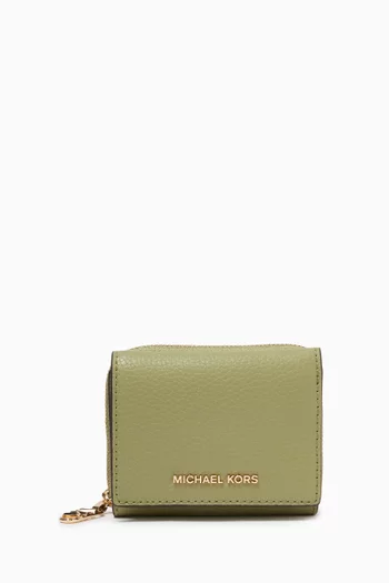 Empire Trifold Wallet in Pebbled Leather
