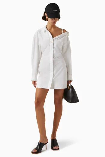 La Mini Robe Chemise in Cotton