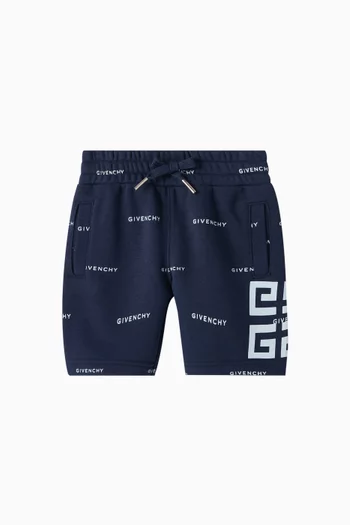 Logo Bermuda Shorts in Cotton-blend