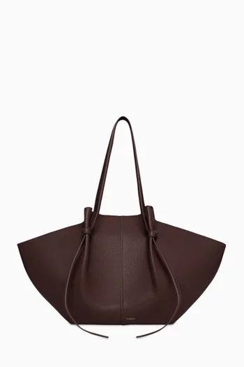 Mochi Tote Bag in Pebble Grained Leather