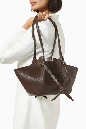 Mochi Tote Bag in Pebble Grained Leather
