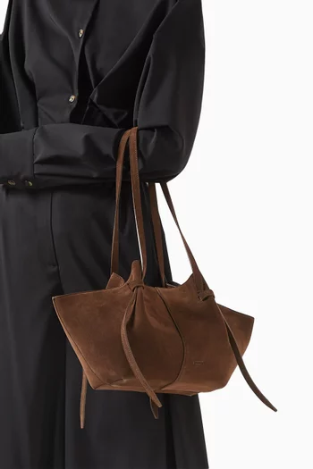 Mochi Tote Bag in Suede