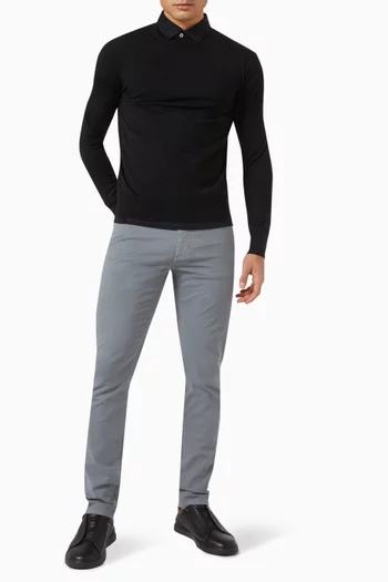 Roccia Slim-fit Pants in Stretch-cotton