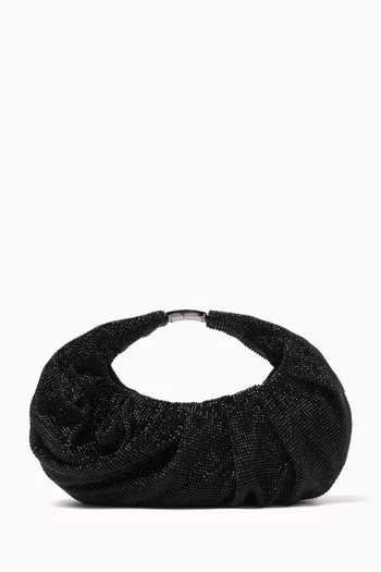 Small Yennefer Bag in Rhinestone Mesh