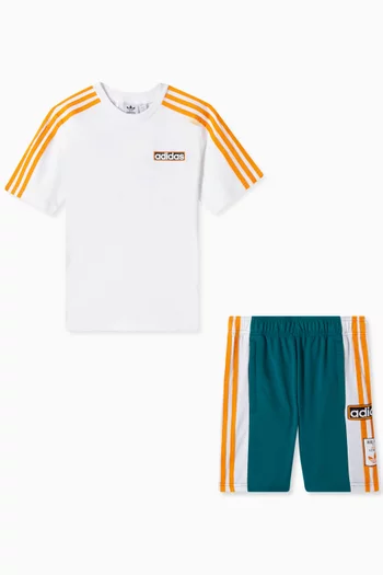 T-shirt & Shorts Set in Cotton-jersey