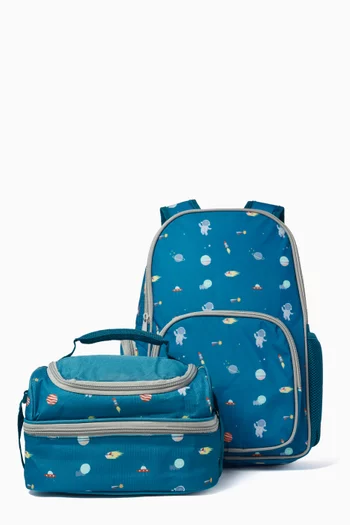 Cosmic Explorer Backpack & Lunch Bag Set