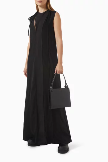 Panelled Maxi Dress in Viscose