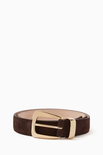 Benny Belt in Suede