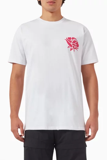 Rose T-shirt in Cotton