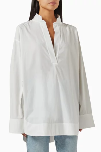 Tito Oversized Top in Poplin