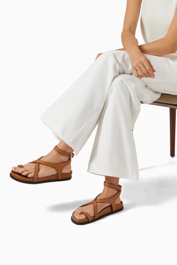 Jalen Slim Sandals in Leather
