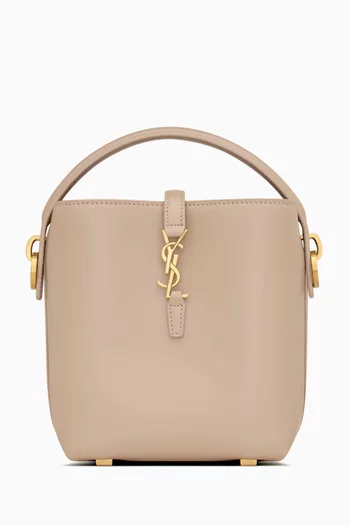 Mini Le 37 Bucket Bag in Shiny Leather