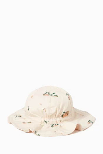 Amelia Reversible Sun Hat in Organic Cotton