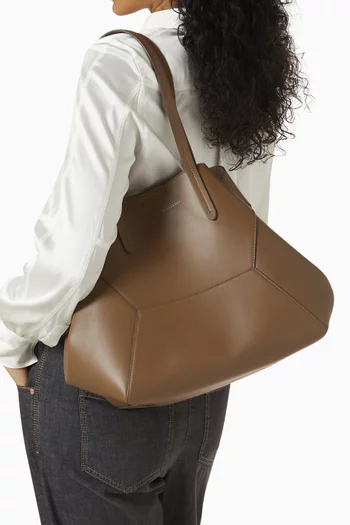 BC Duo Shopper Tote Bag in Leather