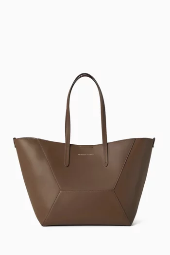 BC Duo Shopper Tote Bag in Leather