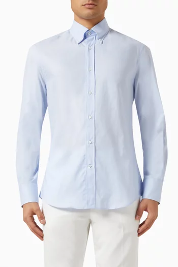 Oxford Long-sleeve Shirt in Cotton