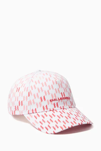 K/ Monogram Cap in Recycled Cotton-blend