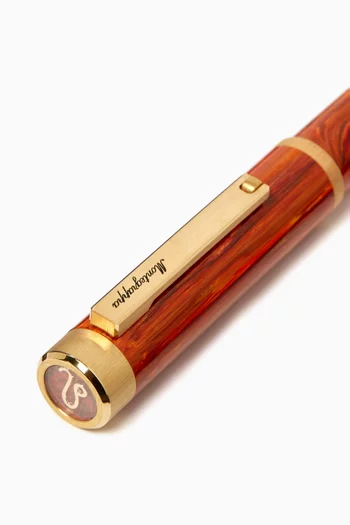 قلم حبر زيرو برمز برج الأسد راتنج