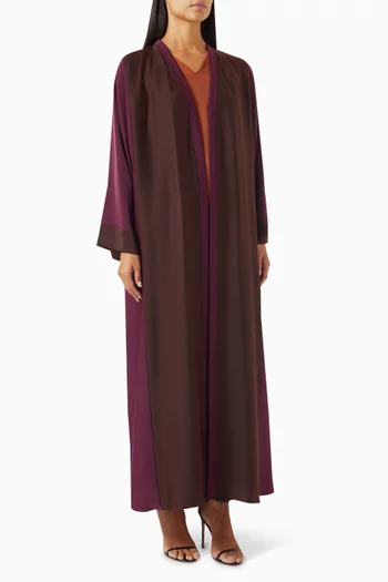4-piece Abaya Set in Silk
