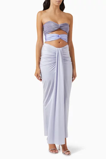 Giselle Maxi Dress in Stretch-nylon