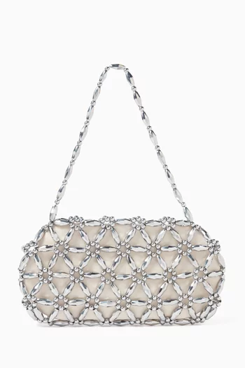 Tebea Clutch in Beads & Satin