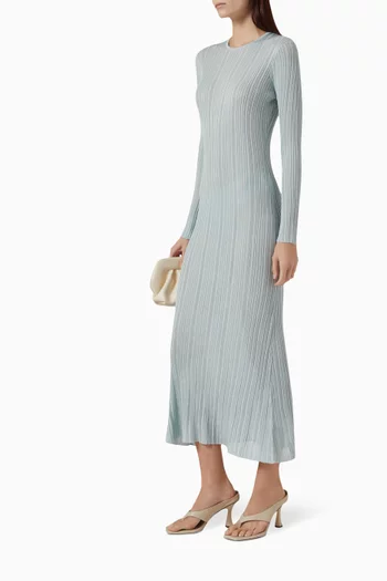 Alvis Knit Maxi Dress in Viscose Blend