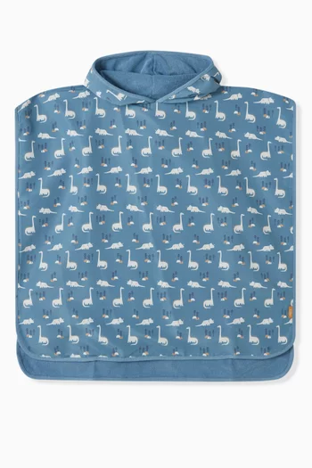 Animal-print Poncho in Nylon
