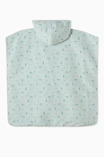 Animal-print Poncho in Nylon
