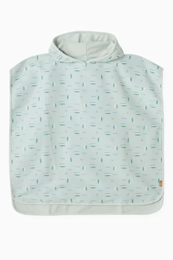 Animal-print Poncho in Nylon