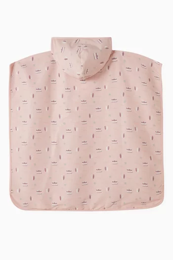 Animal-print Poncho in Nylon