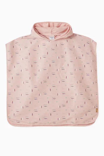 Animal-print Poncho in Nylon