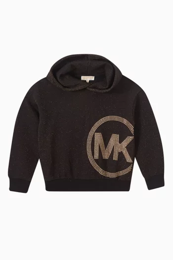 Studded Logo Hoodie