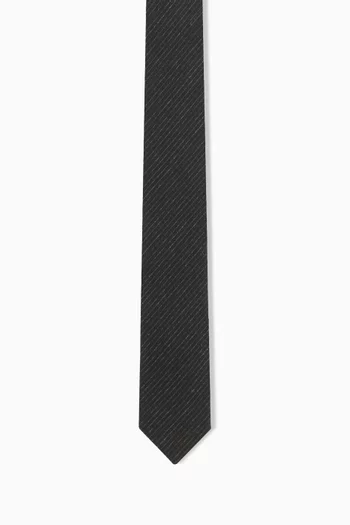 ربطة عنق مخططة حرير ستان