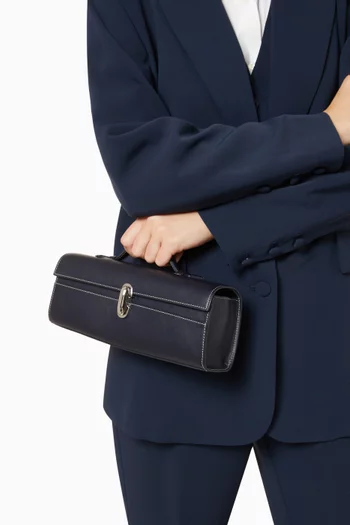 Slim Symmetry Pochette Top-handle Bag in Leather