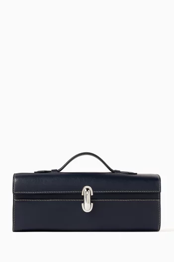 Slim Symmetry Pochette Top-handle Bag in Leather