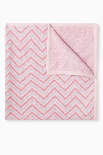 Chevron-print Blanket