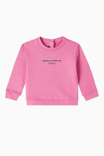 Logo-print Sweatshirt in Cotton