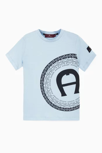 Graphic Logo-print T-shirt in Cotton