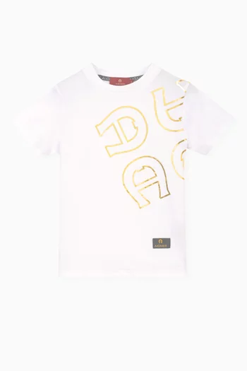 Graphic Logo-print T-shirt in Cotton