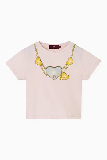 Necklace T-shirt in Cotton