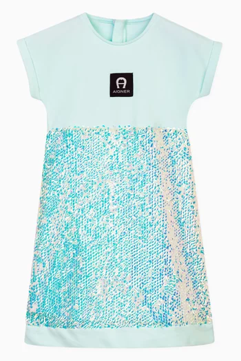 Sequins T-shirt Dress