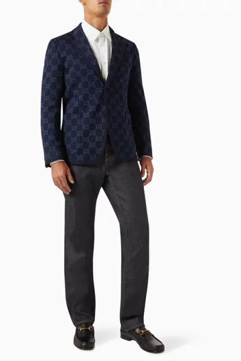 GG Moleskin Jacket in Cotton